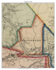 Colebrook Township, Pennsylvania 1862 Old Town Map Custom Print - Clinton Co.