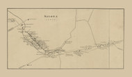 Salona Village   Lamar Township, Pennsylvania 1862 Old Town Map Custom Print - Clinton Co.