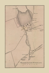 Washington Furnace   Porter Township, Pennsylvania 1862 Old Town Map Custom Print - Clinton Co.