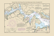 Potomac River - Mattawoman Creek to Alexandria 2015 - Old Map Nautical Chart AC Harbors 12285-3 - Chesapeake Bay