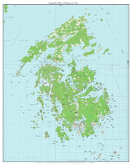 Vinalhaven 1983 - Custom USGS Old Topo Map - Maine