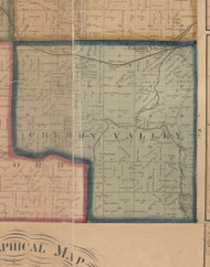 Cherry Valley, Illinois 1859 Old Town Map Custom Print - Winnebago Co.