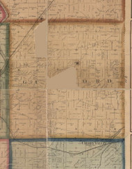 Guilford, Illinois 1859 Old Town Map Custom Print - Winnebago Co.