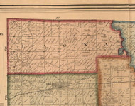 Laone, Illinois 1859 Old Town Map Custom Print - Winnebago Co.