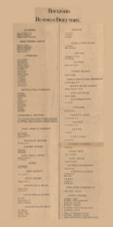 Rockford Business Directoy, Illinois 1859 Old Town Map Custom Print - Winnebago Co.