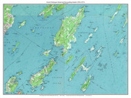 Great Chebeague Island 1956 (1971) - Custom USGS Old Topo Map - Maine