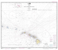 Hawaii to French Frigate Shoals 2006 Nautical Chart - Hawaiian Islands 4001 - 19007 Hawaii