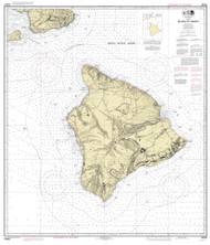 Island of Hawaii 2008 Nautical Chart - Hawaiian Islands 4115 - 19320 Hawaii