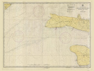Channels Between Oahu, Molokai and Lanai 1946 Nautical Chart - Hawaiian Islands 4120 - 19351 Hawaii