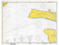Channels Between Oahu, Molokai and Lanai 1972 Nautical Chart - Hawaiian Islands 4120 - 19351 Hawaii