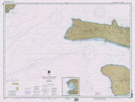 Channels Between Oahu, Molokai and Lanai 2000 Nautical Chart - Hawaiian Islands 4120 - 19351 Hawaii
