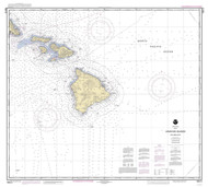 Hawaiian Islands Southern Part 2006 Nautical Chart - Hawaiian Islands 4179 - 19010 Hawaii