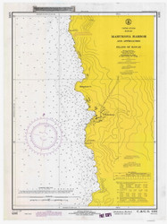 Mahukona Harbor and Approaches 1970 Hawaii Harbor Chart 4101 - 19329 1 Hawaii