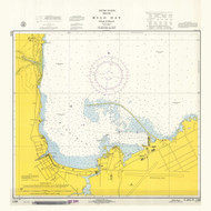 Hilo Bay 1968 Hawaii Harbor Chart 4103 - 19324 1 Hawaii