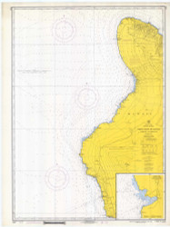 Cook Point to Upolu Point 1969 Hawaii Harbor Chart 4140 - 19327 1 Hawaii
