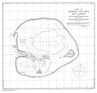 Midway Islands 1967 Hawaii Harbor Chart 2064 5 Northwest Islands