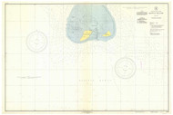 Midway Islands 1943 Hawaii Harbor Chart 4188 - 19481 5 Northwest Islands