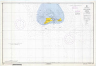 Midway Islands 1969 Hawaii Harbor Chart 4188 - 19481 5 Northwest Islands