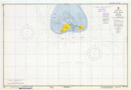 Midway Islands 1973 Hawaii Harbor Chart 4188 - 19481 5 Northwest Islands