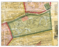 Mifflin Township, Pennsylvania 1860 Old Town Map Custom Print - Columbia Co.