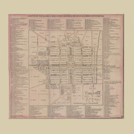Carlisle Village Township, Pennsylvania 1858 - Old Town Map Custom Print - Cumberland Co.