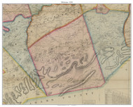 Dickinson Township, Pennsylvania 1858 - Old Town Map Custom Print - Cumberland Co.