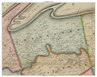 Frankford Township, Pennsylvania 1858 - Old Town Map Custom Print - Cumberland Co.
