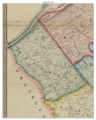 Hopewell Township, Pennsylvania 1858 - Old Town Map Custom Print - Cumberland Co.