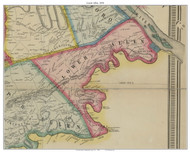 Lower Allen Township, Pennsylvania 1858 - Old Town Map Custom Print - Cumberland Co.