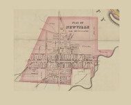 Newville, Newton Township, Pennsylvania 1858 - Old Town Map Custom Print - Cumberland Co.