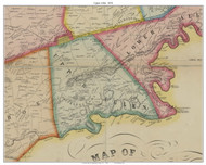 Upper Allen Township, Pennsylvania 1858 - Old Town Map Custom Print - Cumberland Co.