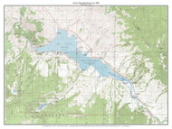 Green Mountian Reservoir 1980 - Custom USGS Old Topo Map - Colorado