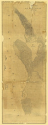 Alameda, San Leandro Bay & Contra Costa 1855 - Old Map Nautical Chart PC Harbors - San Francisco Bay Topo Charts 481 - California