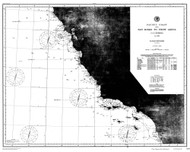 San Diego to Point Arena 1888 Pacific Coast Nautical Sailing Chart 601