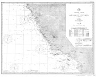 San Diego to Point Arena 1853 Pacific Coast Nautical Sailing Chart 601