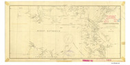 Dixon Entrance to Cape St. Elias 1882 Pacific Coast Nautical Sailing Chart 701