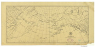 Alaska and Adjoining Territory 1973 Pacific Coast Nautical Sailing Chart 960