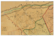 Bethel Township, Pennsylvania 1854 Old Town Map Custom Print - Berks Co.