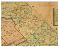 Maxatawny Township, Pennsylvania 1854 Old Town Map Custom Print - Berks Co.