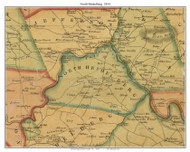 North Heidelberg Township, Pennsylvania 1854 Old Town Map Custom Print - Berks Co.