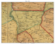 Perry Township, Pennsylvania 1854 Old Town Map Custom Print - Berks Co.