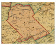 Richmond Township, Pennsylvania 1854 Old Town Map Custom Print - Berks Co.