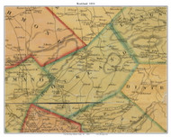 Rockland Township, Pennsylvania 1854 Old Town Map Custom Print - Berks Co.