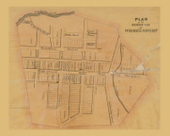 Womelsdorf Borough, Pennsylvania 1854 Old Town Map Custom Print - Berks Co.