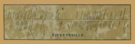 Fayetteville, Greene Township, Pennsylvania 1858 Old Town Map Custom Print - Franklin Co.