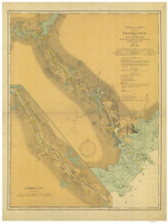 Panama Canal from Mile 29 to Panama Bay 1915 (Copy 3) Panama Canal Nautical Chart Reprint PC2