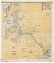 Panama Canal 1934 Panama Canal Nautical Chart Reprint 955