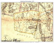 Ashfield, Massachusetts 1832 Old Town Map Custom Print - Franklin Co.