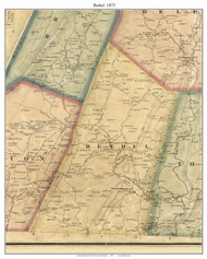 Bethel Township, Pennsylvania 1873 Old Town Map Custom Print - Fulton Co.
