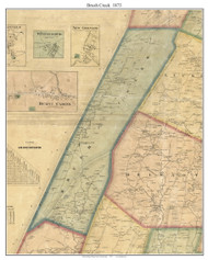 Brush Creek Township, Pennsylvania 1873 Old Town Map Custom Print - Fulton Co.
